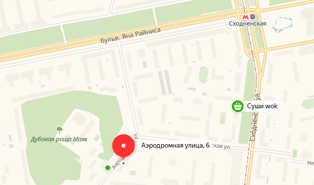 Схема проезда на «Yandex.Карты»